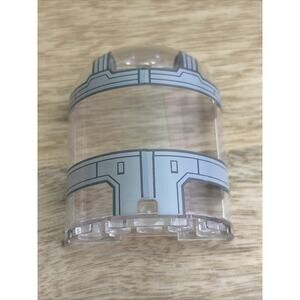 Lego Star Wars Razor Crest Cylinder Half #67950pb01 3x6x6 Closed On Top